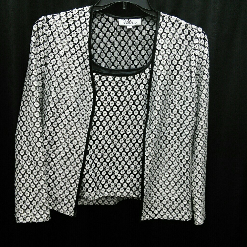 Vintage patra sz 8 2-piece top set
